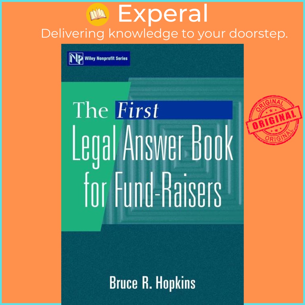 [English - 100% Original] - The First Legal Answer Book for Fund-Raisers by Bruce R. Hopkins (US edition, paperback)