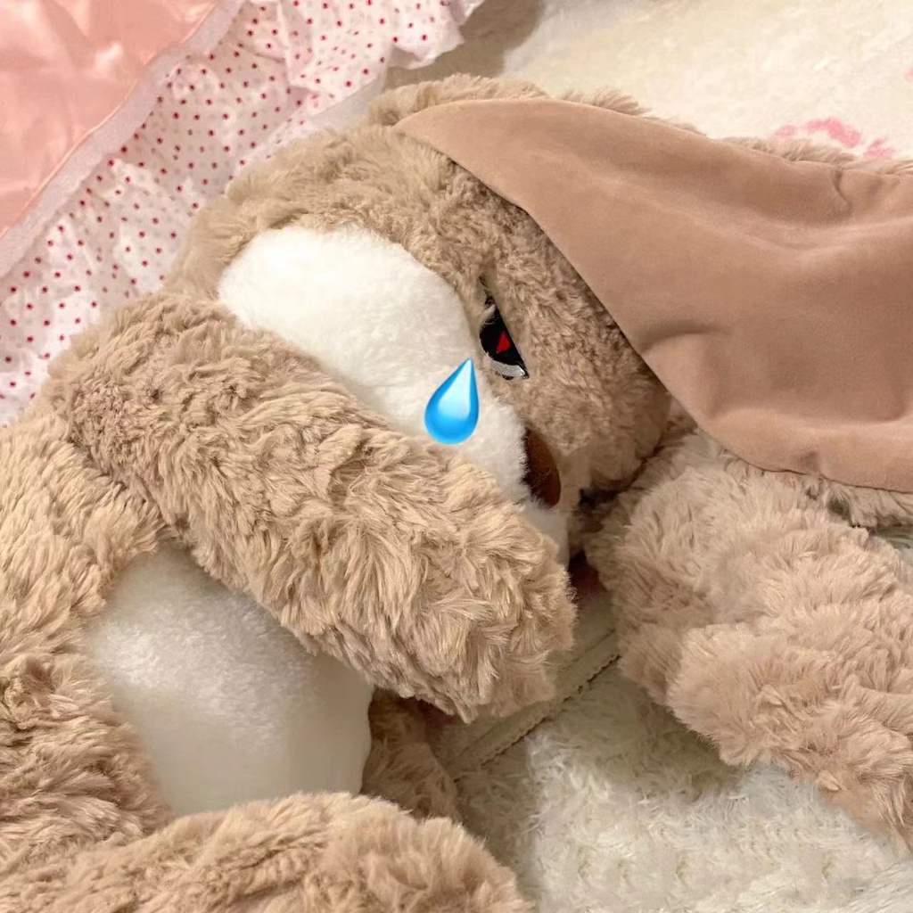 Purpose Multi 38cm Anger bunny plushie long ear plush toy Kawaii Kids Doll Children Gift Have - Image 2