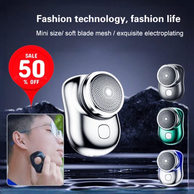 Waterproof portable mini electric shaver beard razor easy to carry Portable Mini Waterproof electric shaver travel Beard