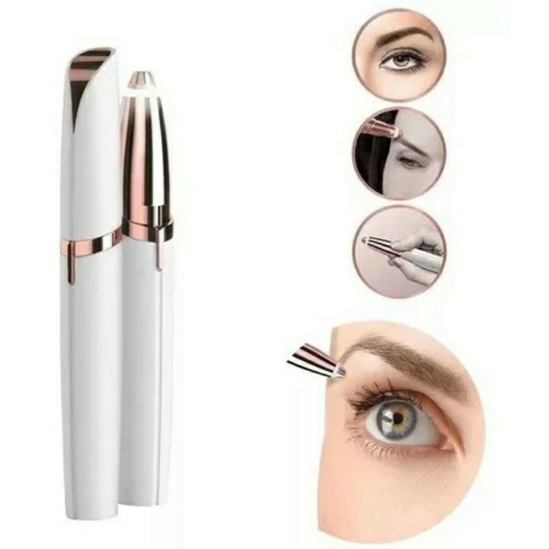 Electric Face Eyebrow Remover Epilator Mini Razor Instant Painless Portable Shaving Trimmer