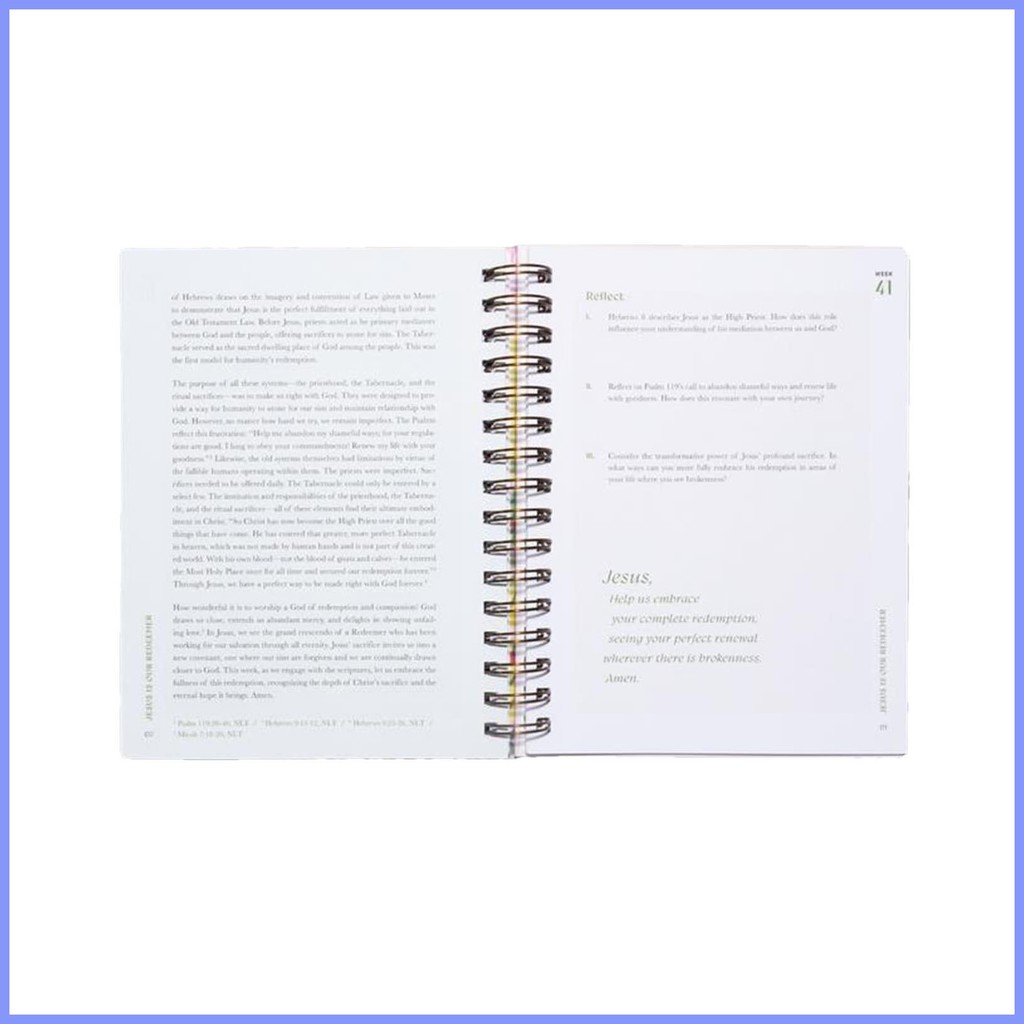 Bible In A Year Study Guide A Year In Bible Study Notebook 52-Week Women's A Year Of Bible Study Christian The notamy