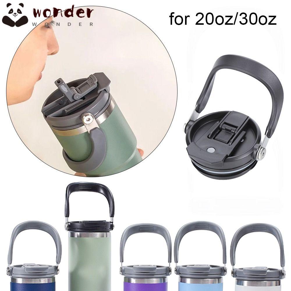 Essential Must WONDER Cup Cap PVC Bottle Cover Durable Straw 20oz 30oz Splash Spill Proof Sealing Lids Tyeso Multi - Image 3