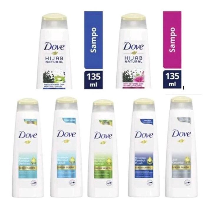 DOVE SHAMPOO 2 BOTTLES SIZE 135ML DOVE HAIR CARE SHAMPOO - [NEW] - TOPISHOP88 GROCERY