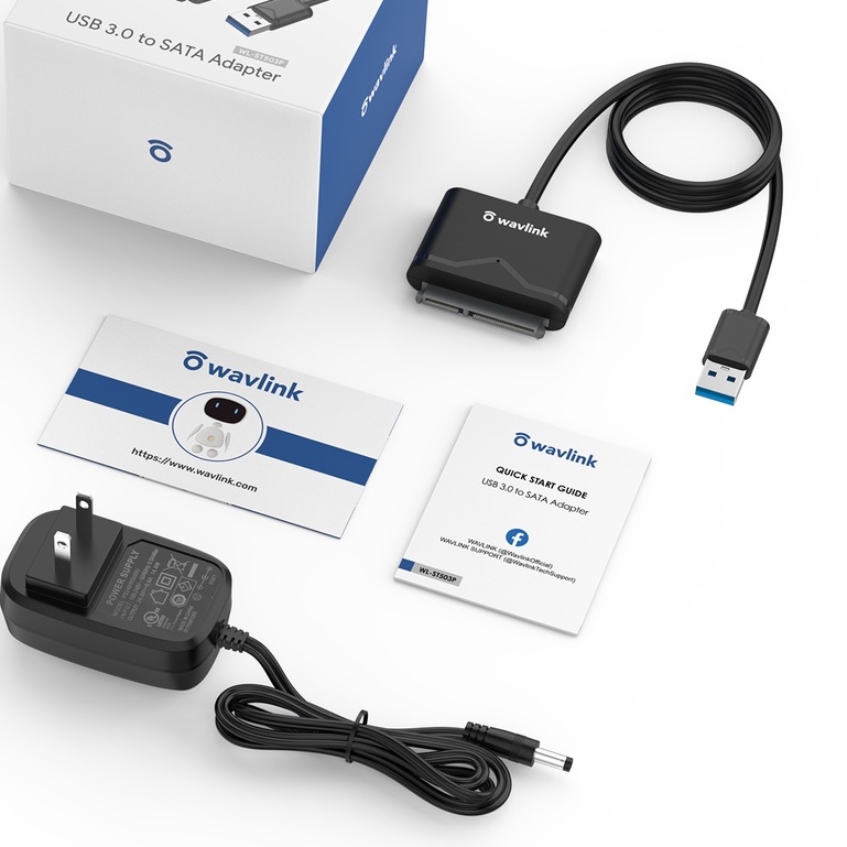 Premium Reliable Wavlink USB 3.0 SATA III Hard Drive Adapter Cable 5Gbps 2.5" HDD/SSD & 3.5" HDD Driv Quality Essential - Image 4