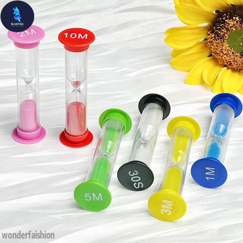 BF 2/3/5/10 Minute Colorful Hourglass Sandglass Sand Clock Timers Sand Timer Shower Timer Tooth Brushing Timer Children