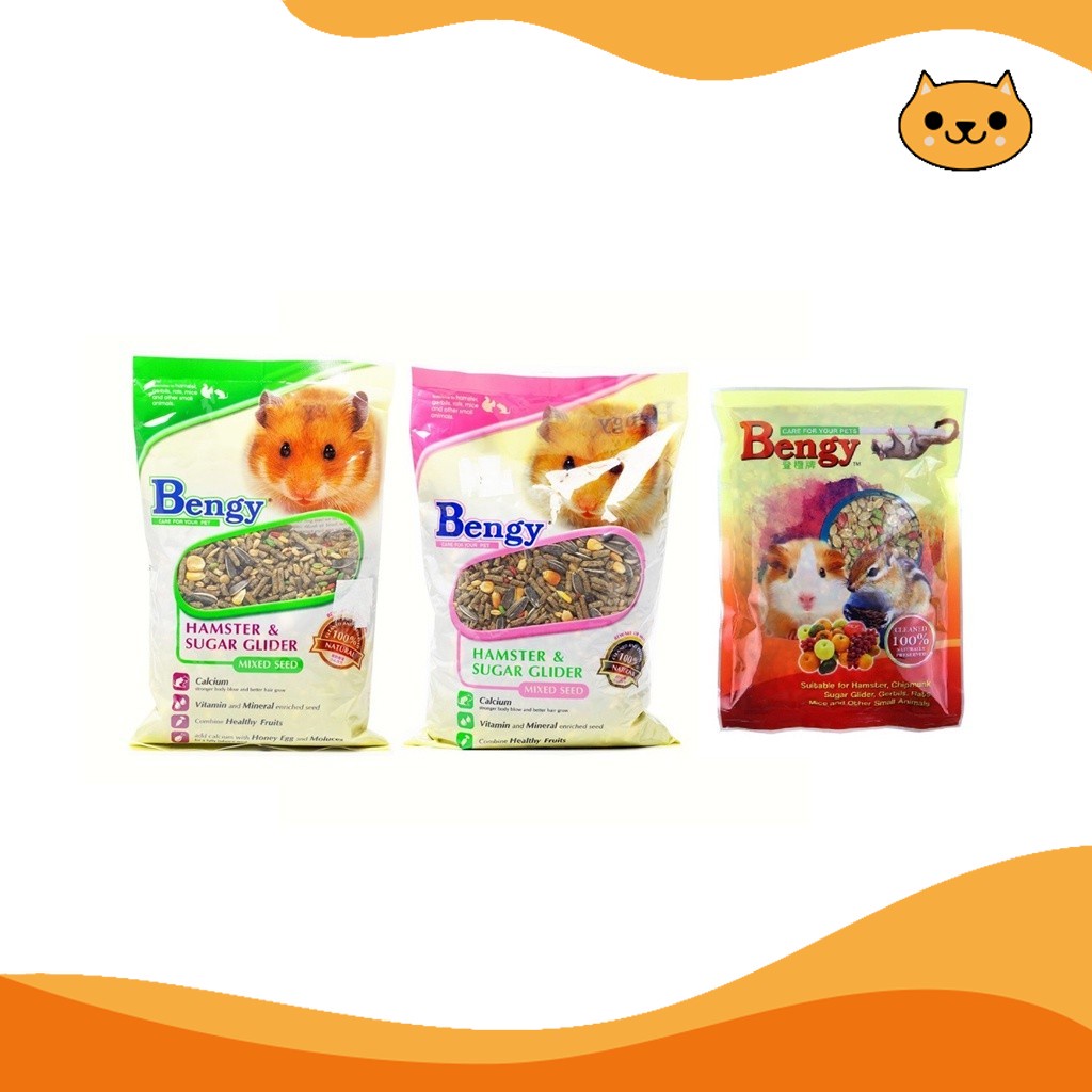 [HappyTree] Bengy Hamster Food / Robo / Dwarf / Syrian / Sugar Glider / Guinea Pig Food and Snack