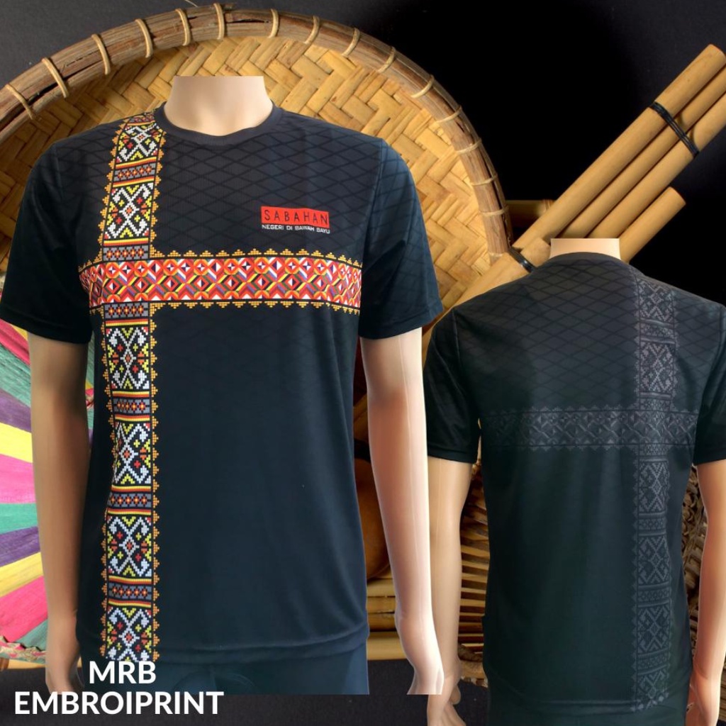 MRB Ethnic Black Edition Sabahan T-shirt