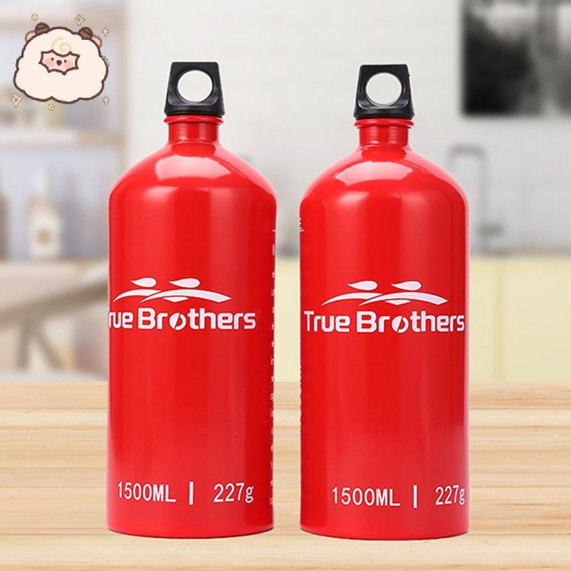 1500Ml Gas Oil Fuel Bottle Motorcycle Emergency Petrol Gasoline Canister Outdoor Camping Stove Fuel Bottle