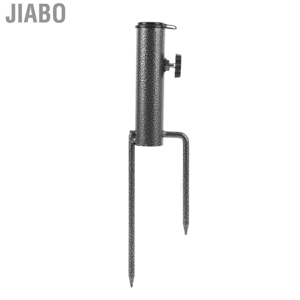 Jiabo Parasol Insert Flag Pole Bracket Erosion Resistant Steel Beach Umbrella Sand Anchor Compact and Portable for Garden