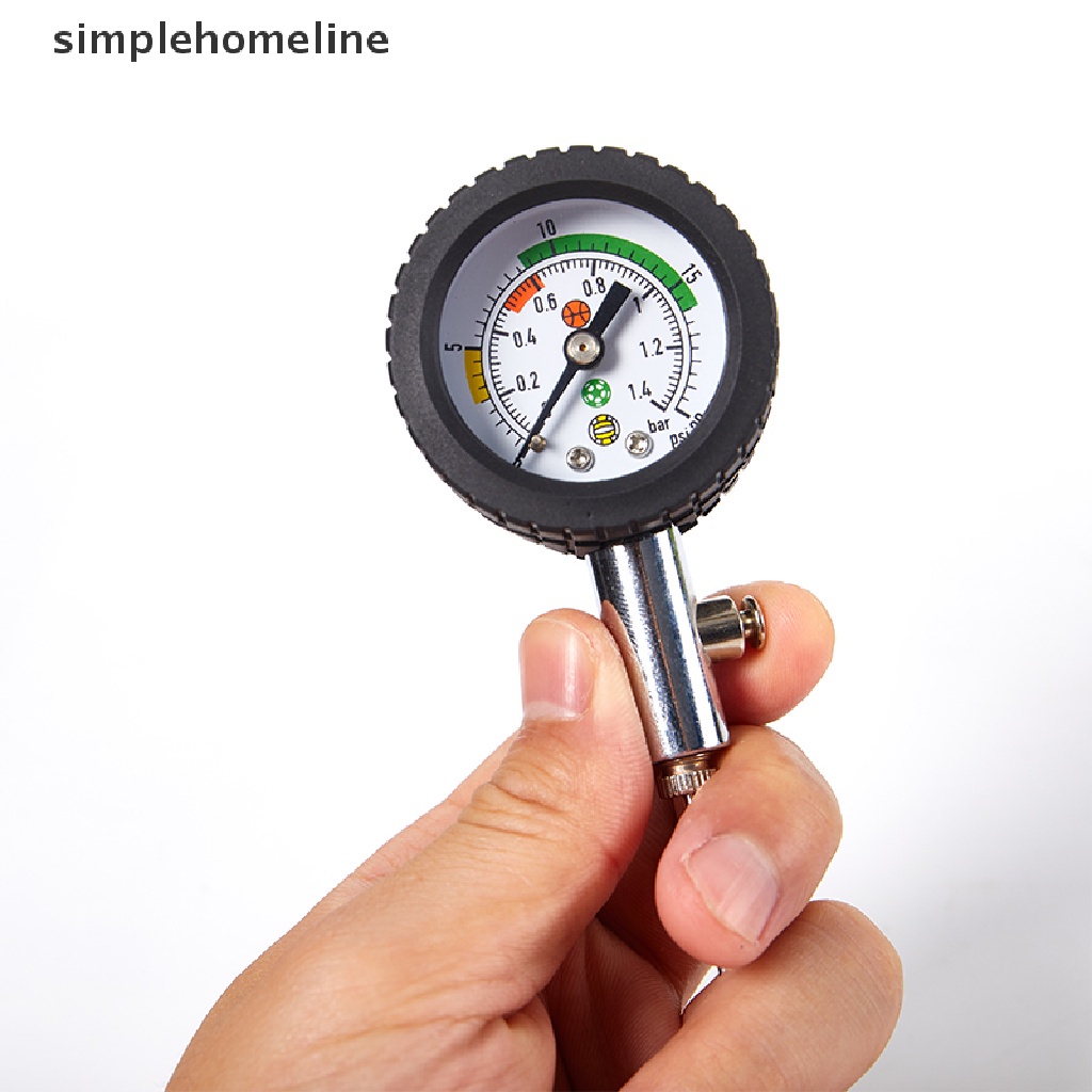 Business Luxury simplehomeline Soccer Ball Pressure Gauge Air Watch Football Volleyball Basketball Barometers SHE