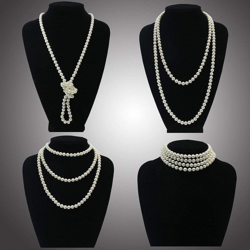 Purpose Essential Vintage Dress Up 1920s Costume Women's Lapel Accessories Accessory Set Great Gatsby Wome Durable Must - Image 2