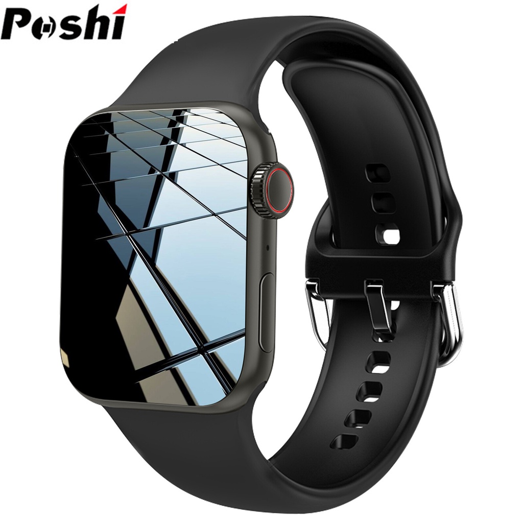 POSHI Bluetooth Dial Call Smart Watch for Men Original Heart Rate Monitor Blood Pressure Smartwatch Women Fashion Smart Waterproof Watches For Android Ios Jam Tangan Lelaki