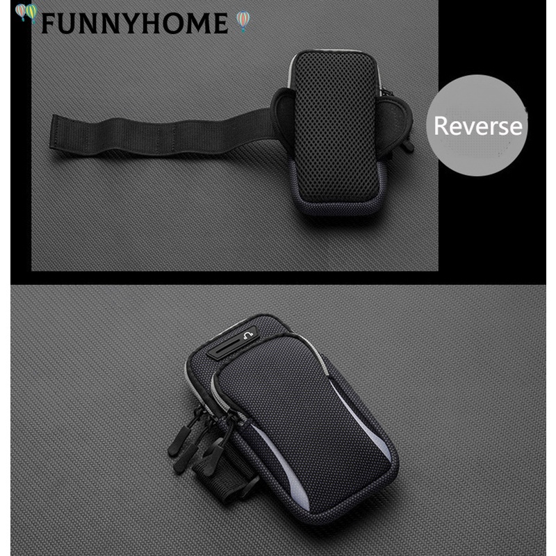 Trendy Daily Funnyhome Mobile phone arm bag multifunctional sports outdoor fitness running sleeve waterproof wris - Image 4