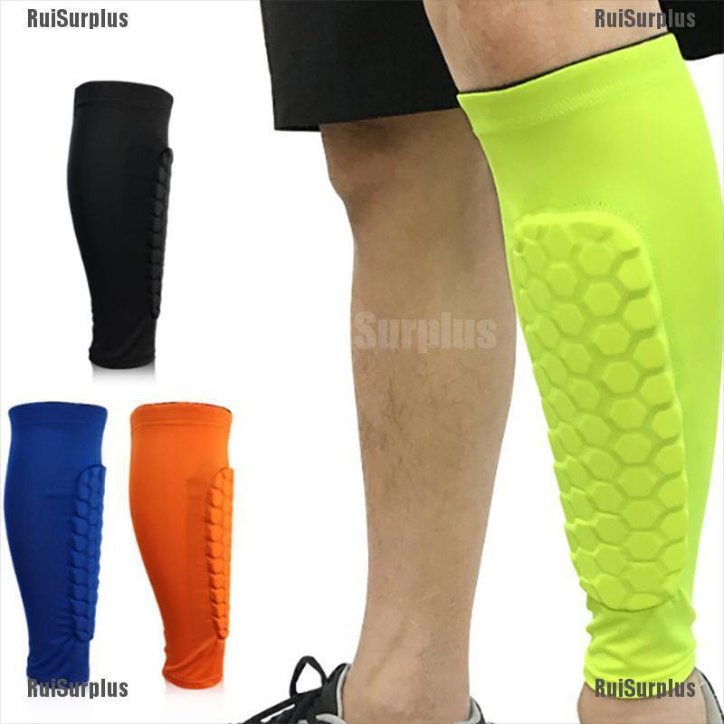 Quality Purpose RuiSurplus 1Pcs Men Football Shin Guards Protective Soccer Pads Leg Basketball Training - Image 5
