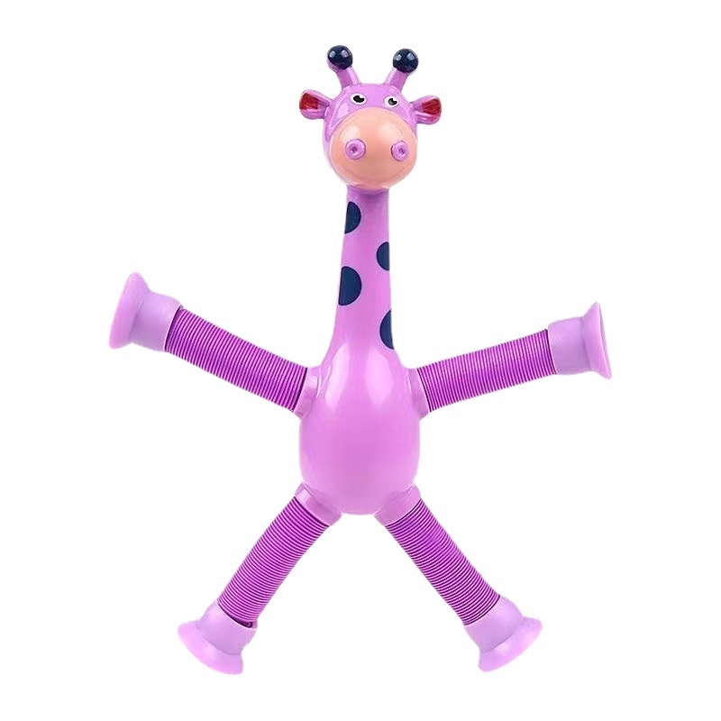 Versatile Essential Giraffe Pop Tubes Sensory Toys Novelty Spring Fidget Toy Stretch Tube Stress Relief Kid Adult Bir... - Image 5