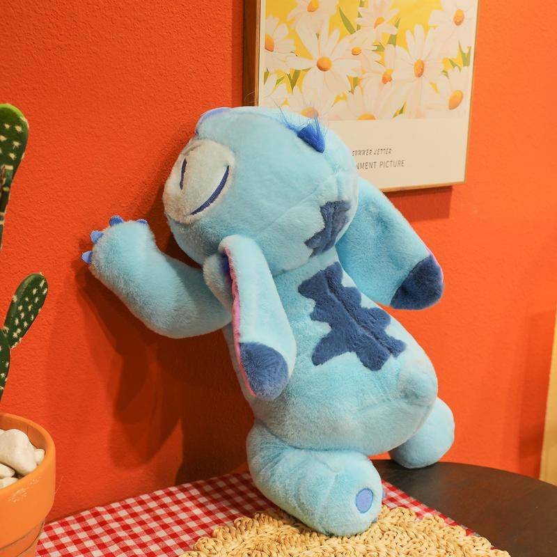 Have Essential Plushie Toy TIKTOK Plush Sleepy Puppy Stitch Doll Throwing Pillow 史迪仔娃娃 Cloth Gives Girlf Du... - Image 4