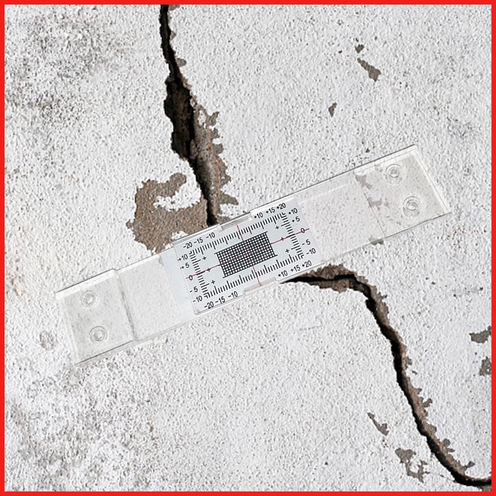 Duty Professional Crack Gauge Monitor Accurate Monitoring Record Tool Measuring Instrument Wall iadmy DIY - Image 2