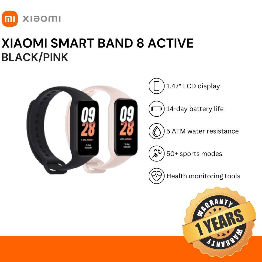 Xiaomi Smart Band 8 Active Price in Malaysia & Specs - RM96