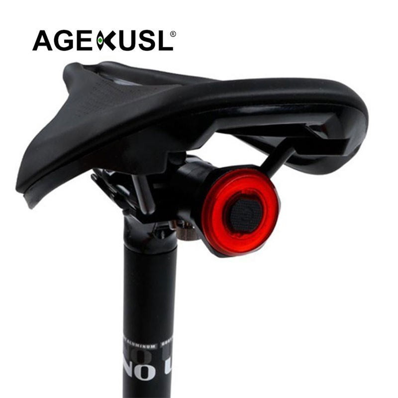 Quality Essential MEROCA Bicycle Rear Light Tail Lights Cycling LED Road MTB Bike Saddle Seatpost IPX6 USB Charging L...