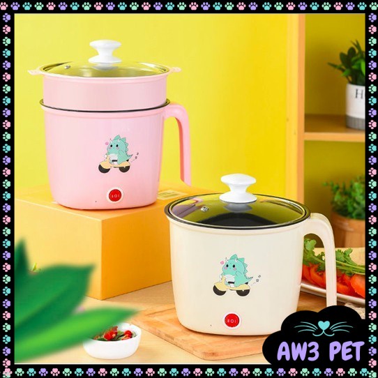 READY STOCK!!!! Mini small multi functional household non stick rice cooker hot pot and steamer