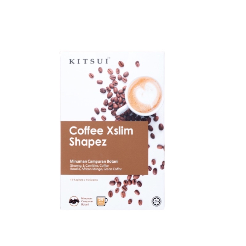 Kitsui Coffee Xslim Shapez 17Sx15G (Mocha Flavour)