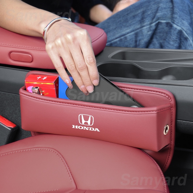 Essential Premium Car Seat Storage Box Side Pocket Gap Slit Organizer Honda City Jade Civic Accord CRV Crossto - Image 5