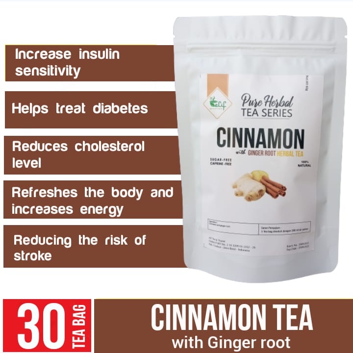 Daily Outdoor ELIF TEA Cinnamon Teh Kayu Manis Pure Herbal Series 30 Bag v1 Casual Accessory