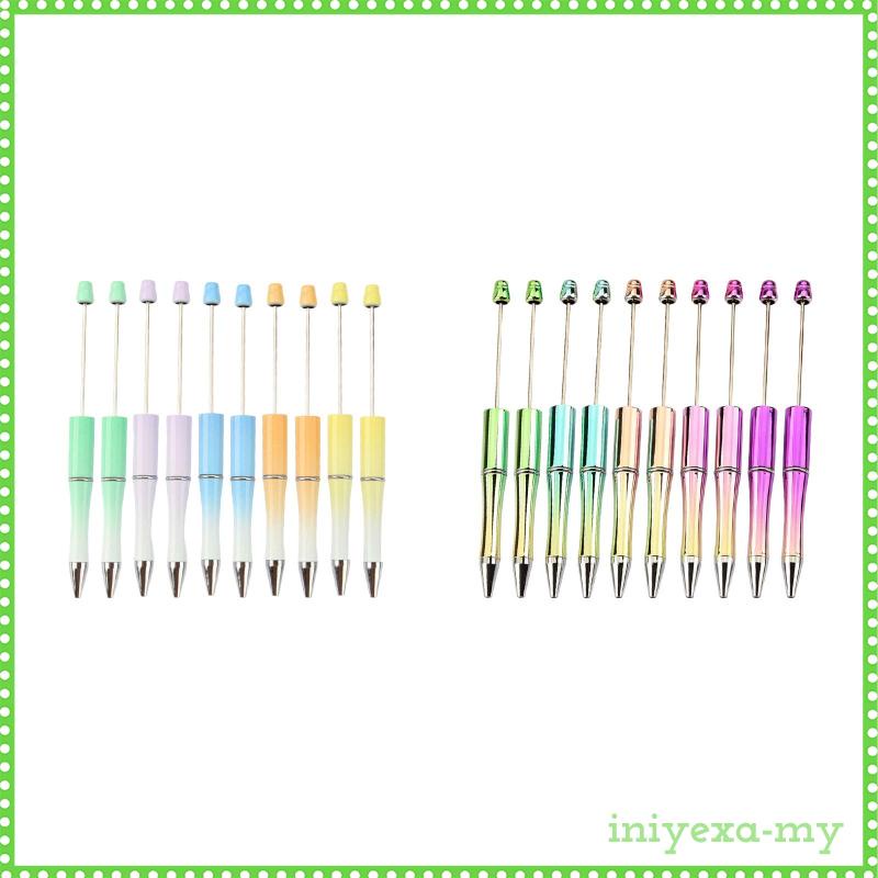 Versatile Essential Beaded Beadable Pens DIY Set 10x Exam Spare Draw Office Journaling Have Must - Image 4