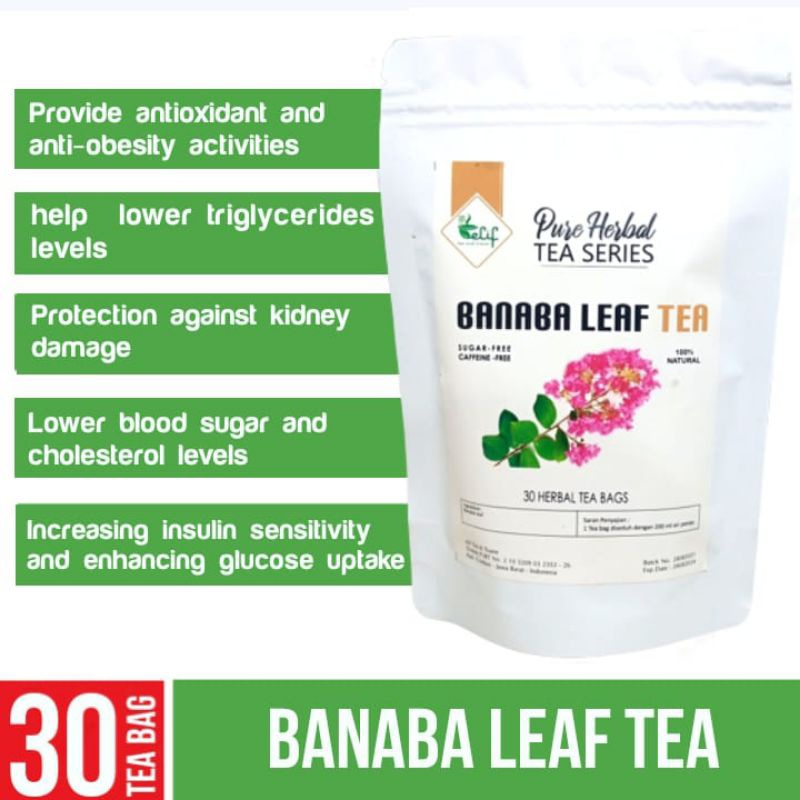 Purpose Premium ELIF TEA Banaba Leaf isi 30 Quality