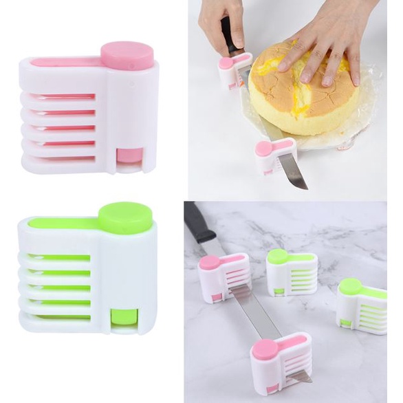 2pcs/set of Baking Tools Baking Accessories Cake Tool Cake Slicer Bread Cake Slice Toast Slice Layering Auxiliary(2350L)