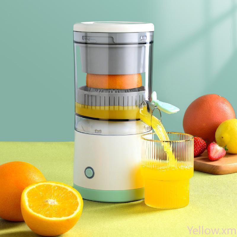 [Home essentials] Cordless Electric Citrus Juicer Machine With Tap USB Rechargeable Hands-Free Portable Fruits Juice