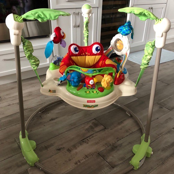 ORIGINAL 360˚ iBaby Rainforest Jumperoo Baby Jumper Baby Swing Chair Body-building Rocking Chair
