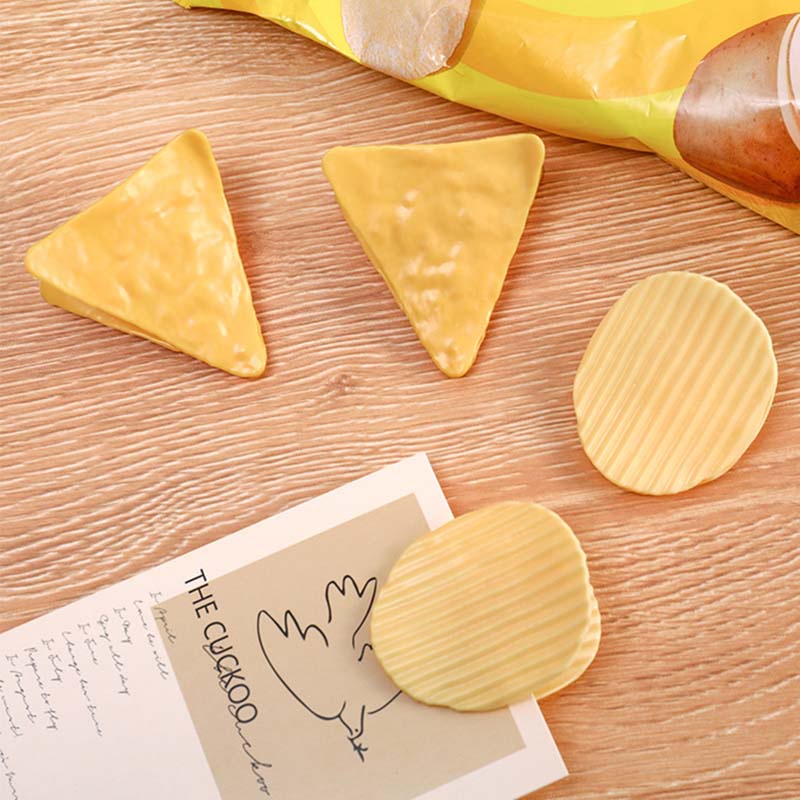 Outdoor Fashion Creative Student Stationery Test Paper Folder Girl Snack Bag Sealing Clip Office Bill Accessory - Image 2