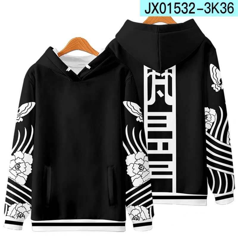 Purpose Premium Tokyo Revengers Brahman Kawaragi Senju Printing Autumn Fashion Japanese Anime Hoodies Sweatshirt Long... - Image 5