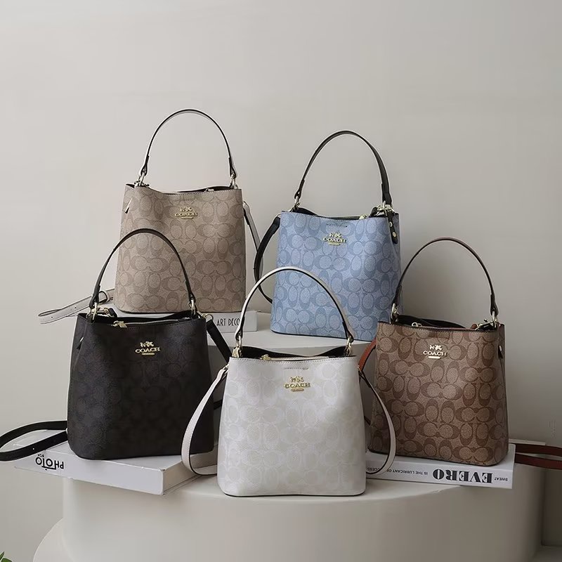Coach Sling Bag Sports Messenger Bags Wanita Ladies Shoulder Bag Women PU Leather Luxury Shopping Beg
