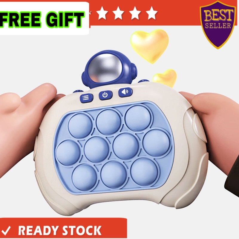 Quick Push Game Console Handheld Game Sensory Pop Fidget Toy Pop