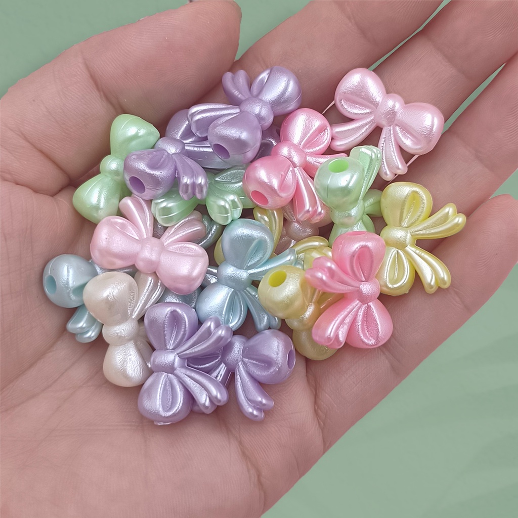1pack Creative Acylic Butterfly Sunflower Loose Beads DIY Jewelry Accessories for Earrings Bracelets Making