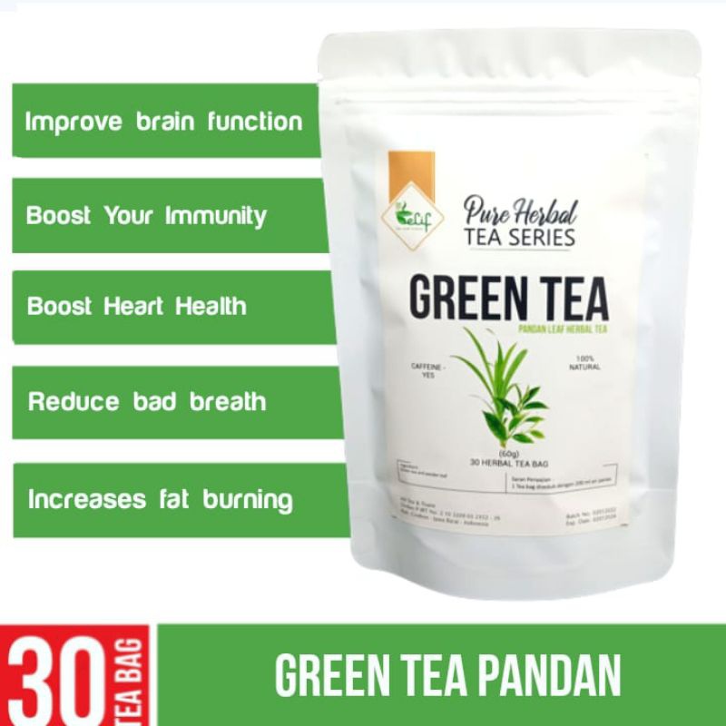 Daily Portable ELIF TEA Green : High Mountain Teh Hijau Jawa Barat (30 Bag) z1 Accessory Trendy - Image 2