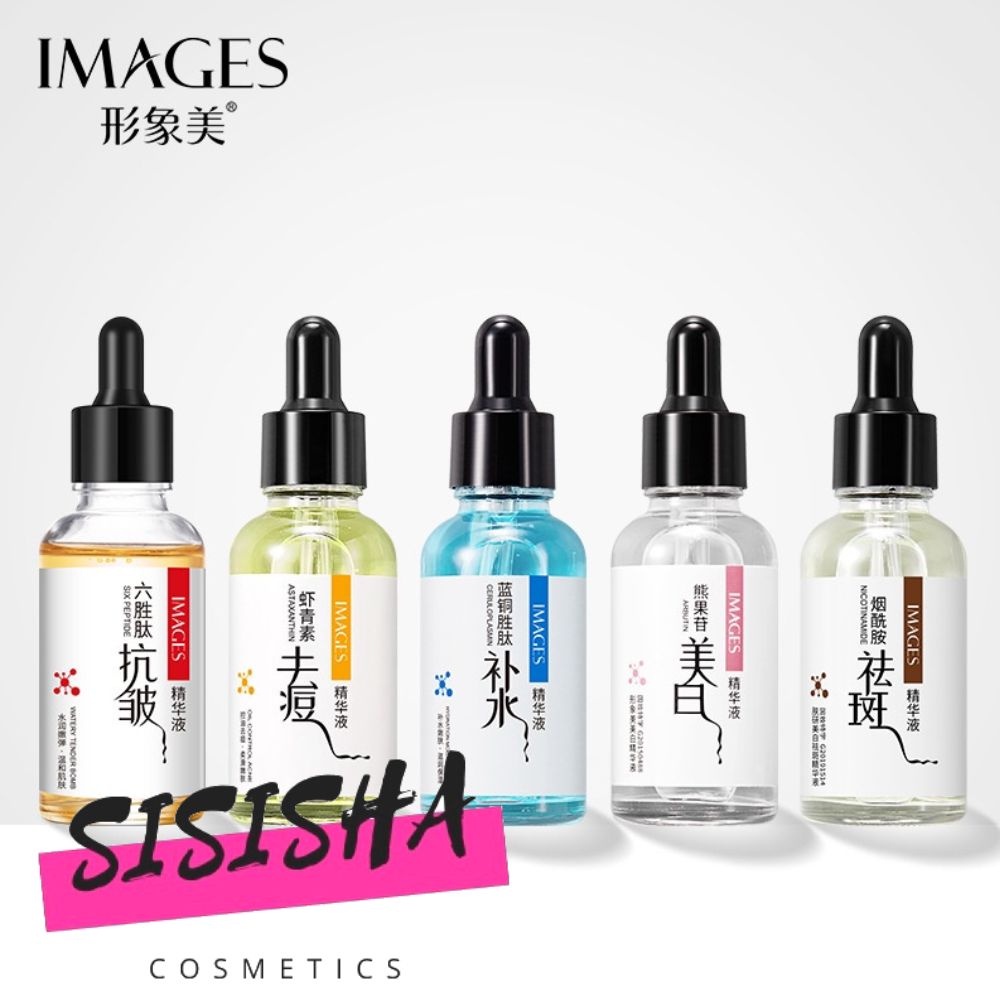 IMAGES Hexa Peptide Essence Serum 100% Original 30ml Six Peptides Repair Collagen Essence Anti-Wrinkle, Anti-aging