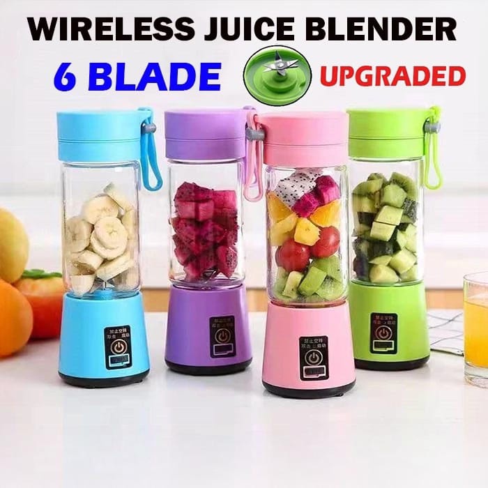 CS_6 Blades Portable Electric Juice Cup Blender Juice Maker Blender