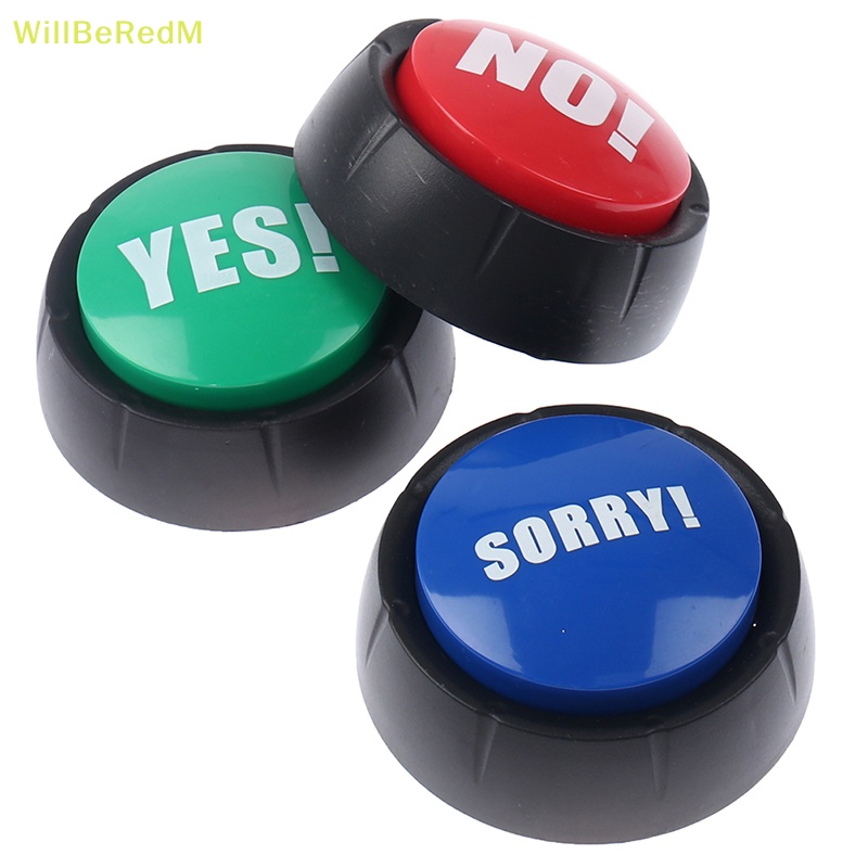 [WillBeRedM] Respond to Phone Buttons No Sorry Yes Sound Button Toys Home Party Funny Gag Toy [NEW]