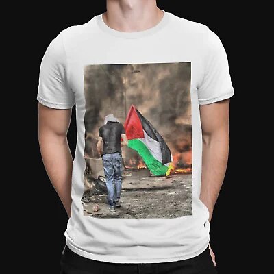 Flag Tshirt Retro Racism Protest America Gaza Israel Terror