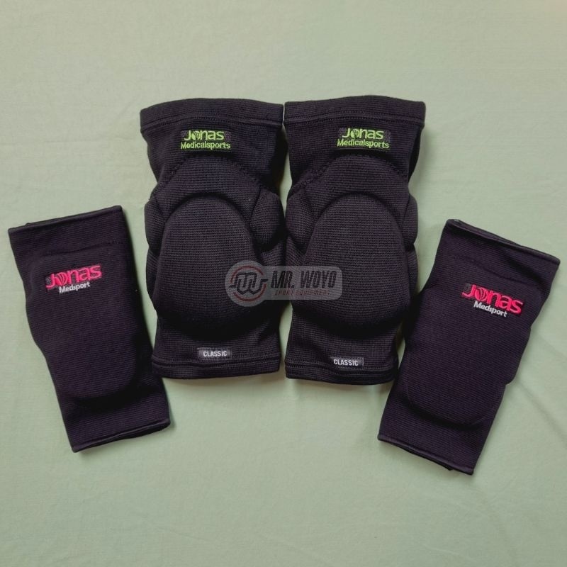 Essential Purpose HITAM Kneepad futsal jonas maxim v3 Black elbowpad neo knee pad elbow Quality Durable - Image 4