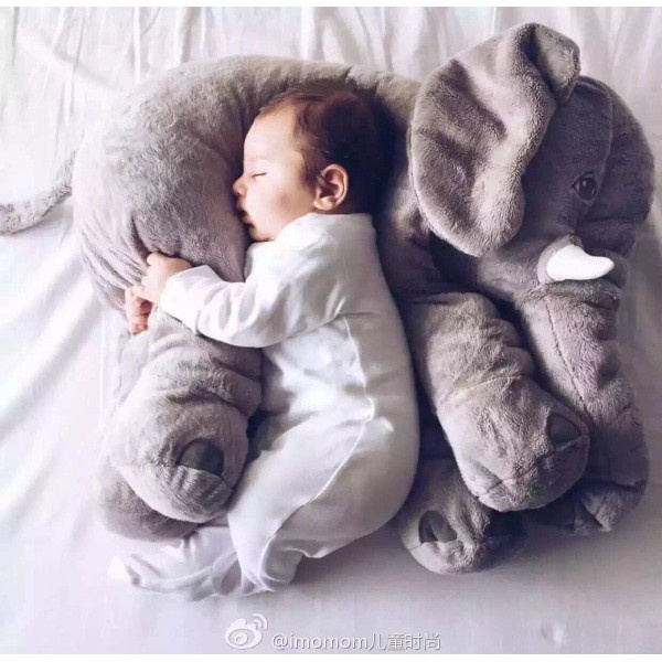 Multi Versatile 60cm Baby Animals Pillow Elephant Stuffed Plush Toy Cushion Quality - Image 4