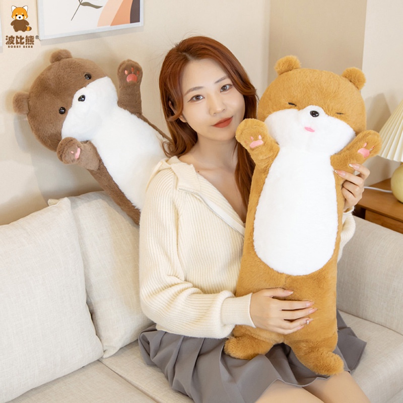 Versatile Premium Cute Bobbi Bear Long Pillow Doll Plush Toys Holiday Gifts Soft Baby Quality Multi - Image 3