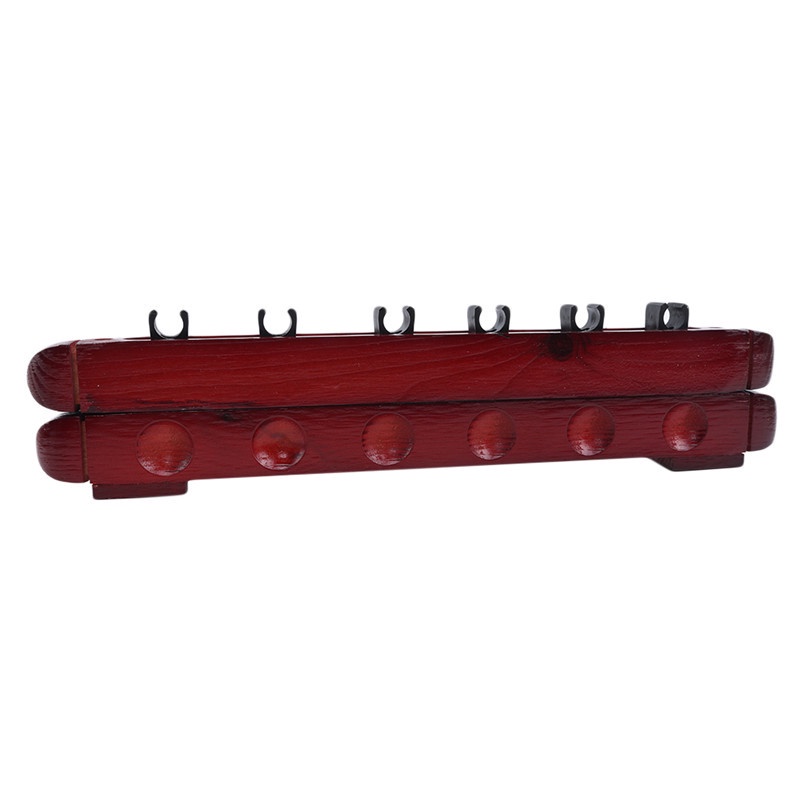 Build Repair Billiard Pool Rack Holder Wall Mounted 6 Hole Cue Snooker Storage Tool - Image 2
