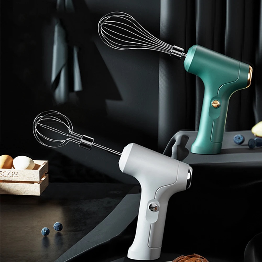 Portable Electric Food Mixer USB Cordless Hand Mixer Speed Powerful Dough Beater Bake Cake Cream Whisk Kitchen Tools