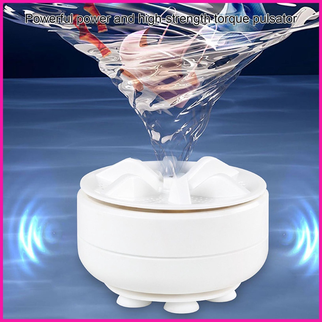 Sink Washing Machine Rechargeable Mini Suction Cup Washing Machine Space Saving Washer for Sink Home Kitchen Small lrnmy