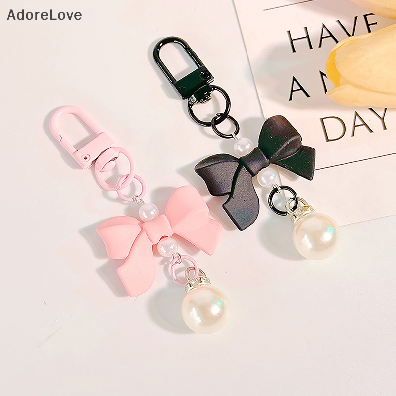 ADL Bow Candy Color Pendant Keyring Fashion Y2K Keychain Headphone Cases Charm Bag Pendant Handbag Accessories LE