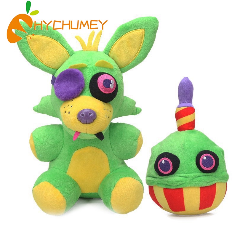 Essential Must Hychumey 25cm Fnaf Nightmare Freddy Bear Foxy Bonnie Plush Fans Friends Stuffed Animal Doll Gifts Reli... - Image 2